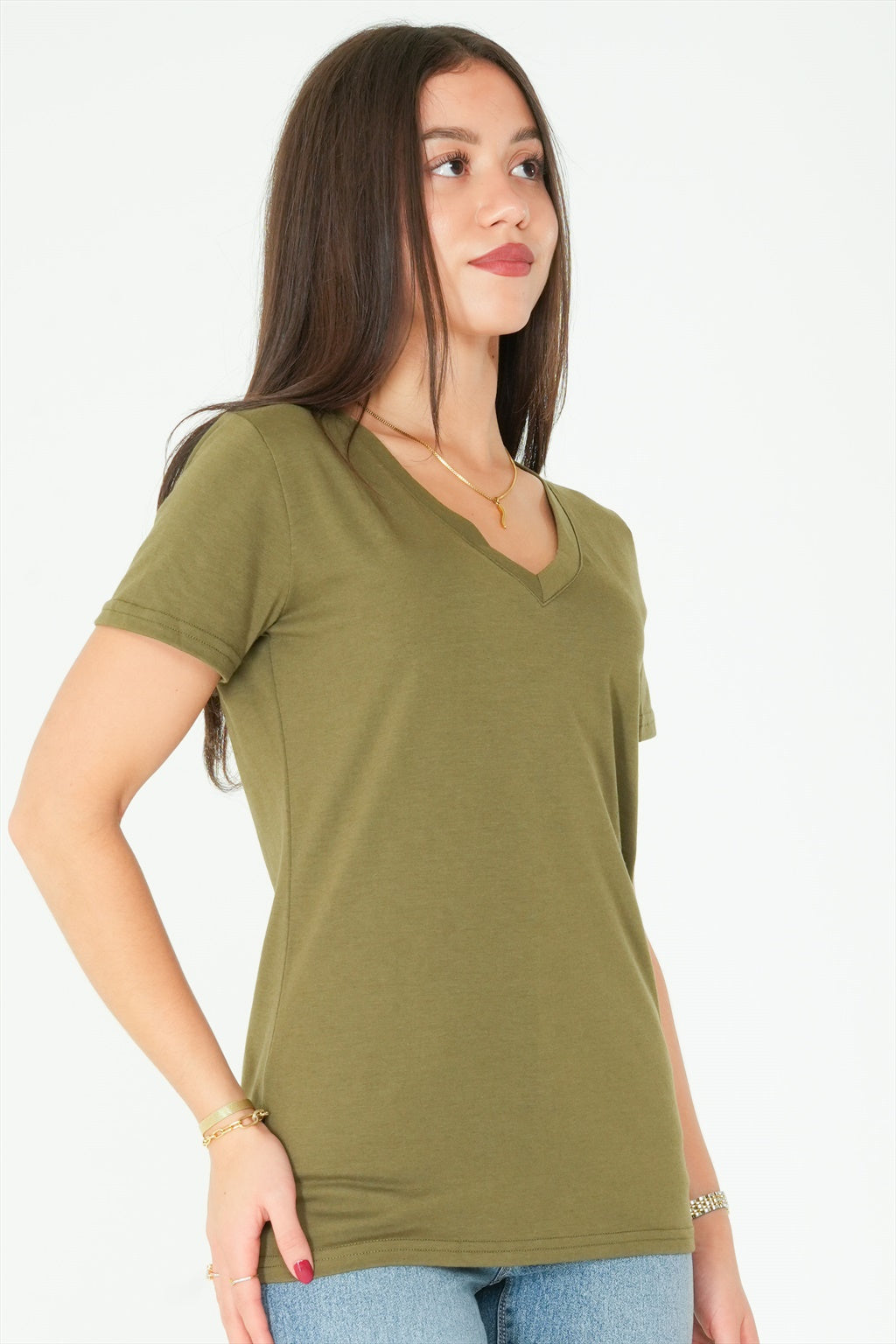 S/S v-neck t-shirt