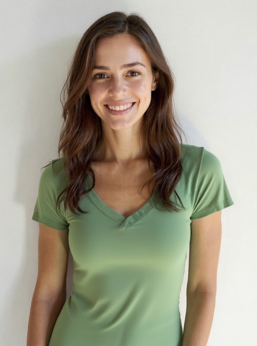S/S v-neck t-shirt
