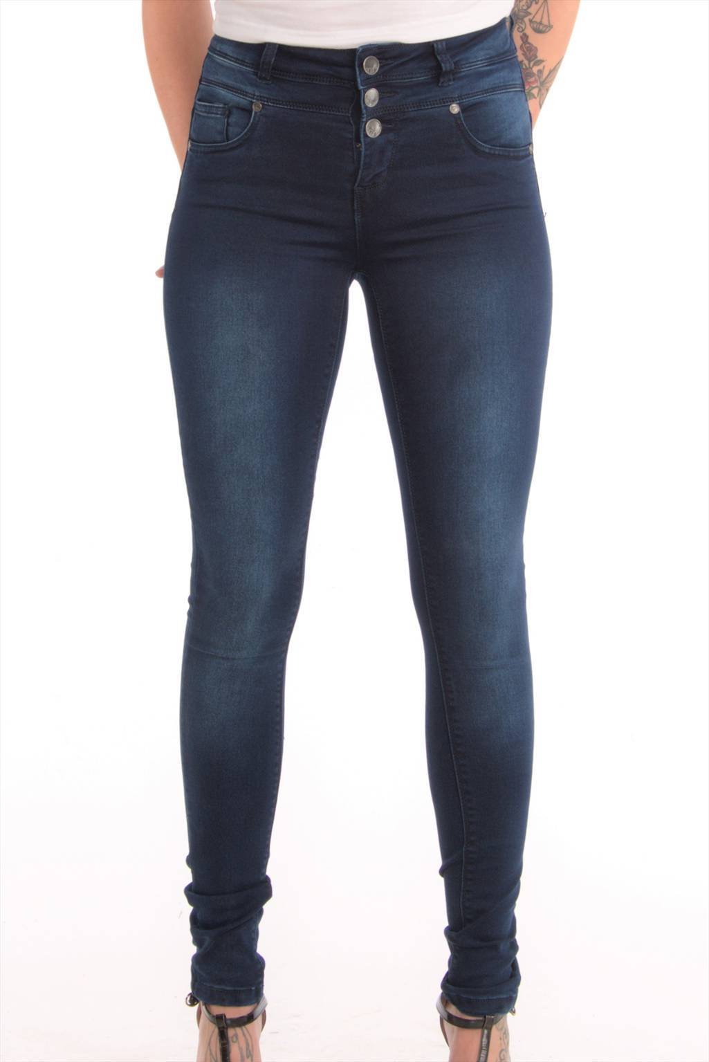 Jeans Mia Skinny taille haute