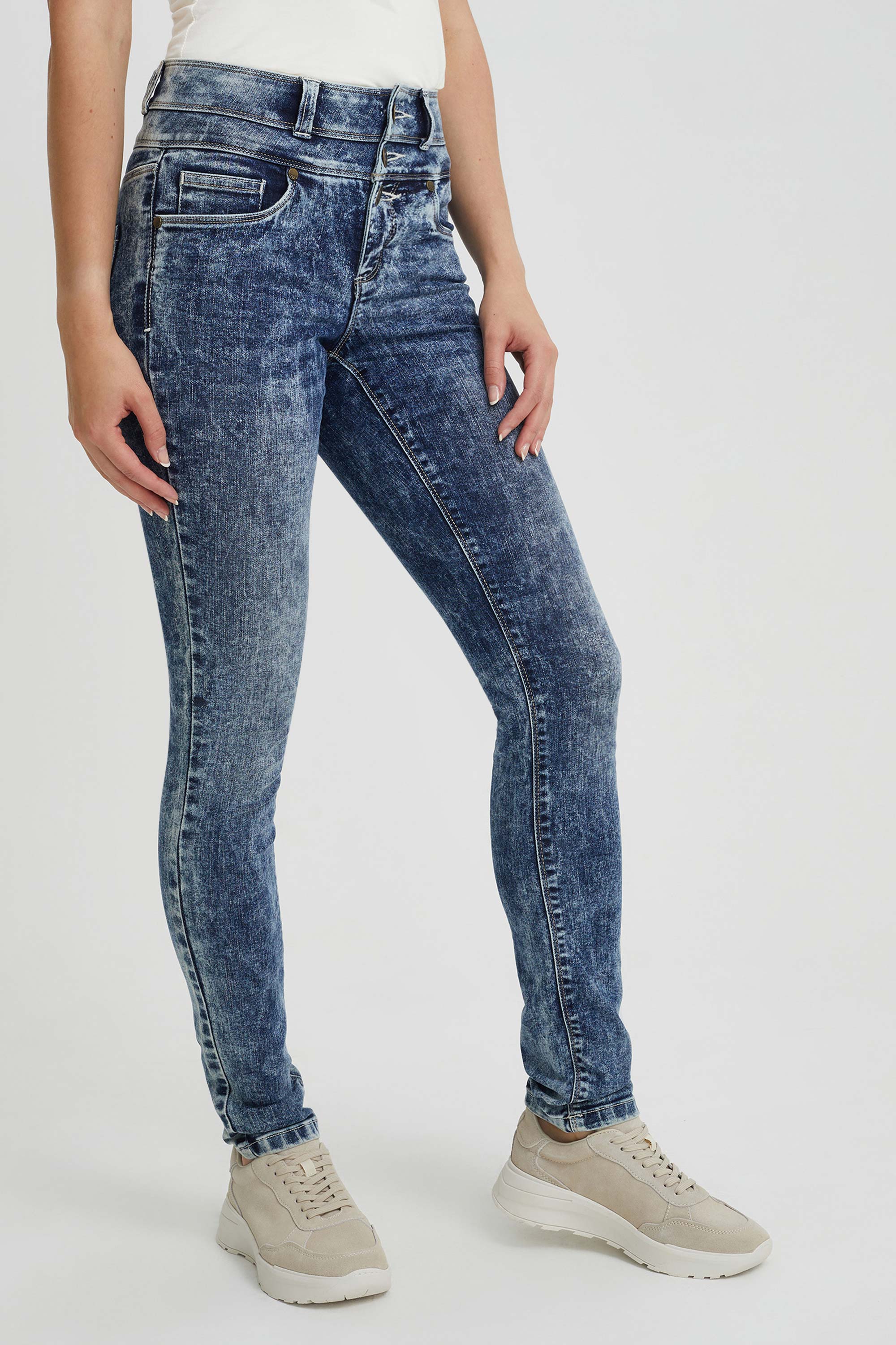 Jeans Mia Skinny taille haute