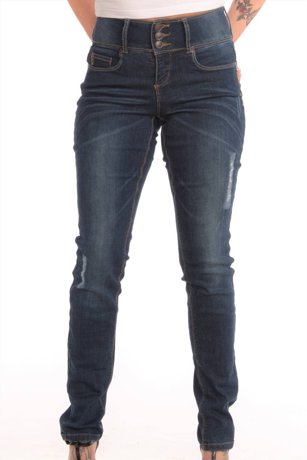 Jeans Mia Skinny taille haute