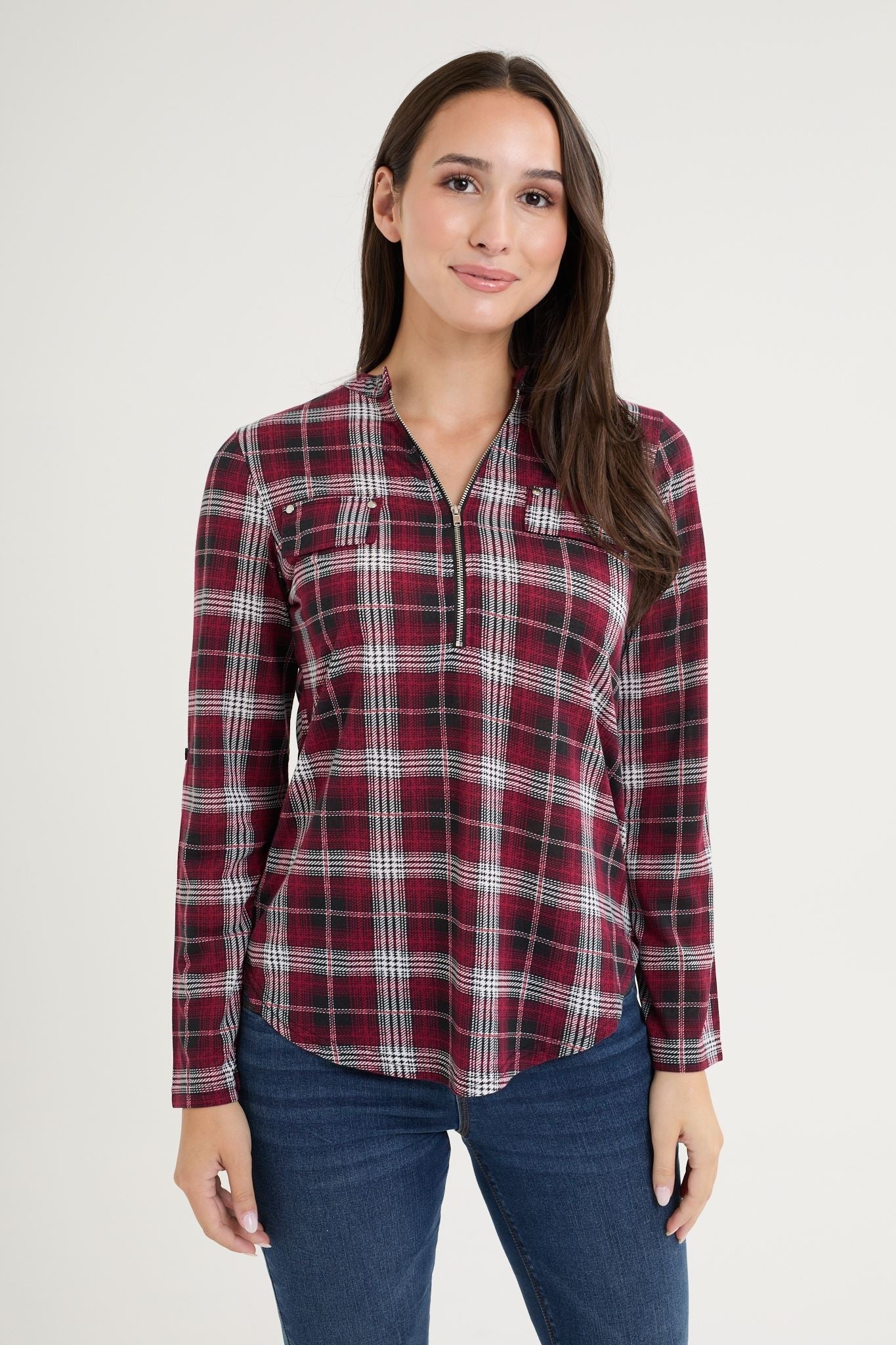 Chemise fermeture eclair best sale