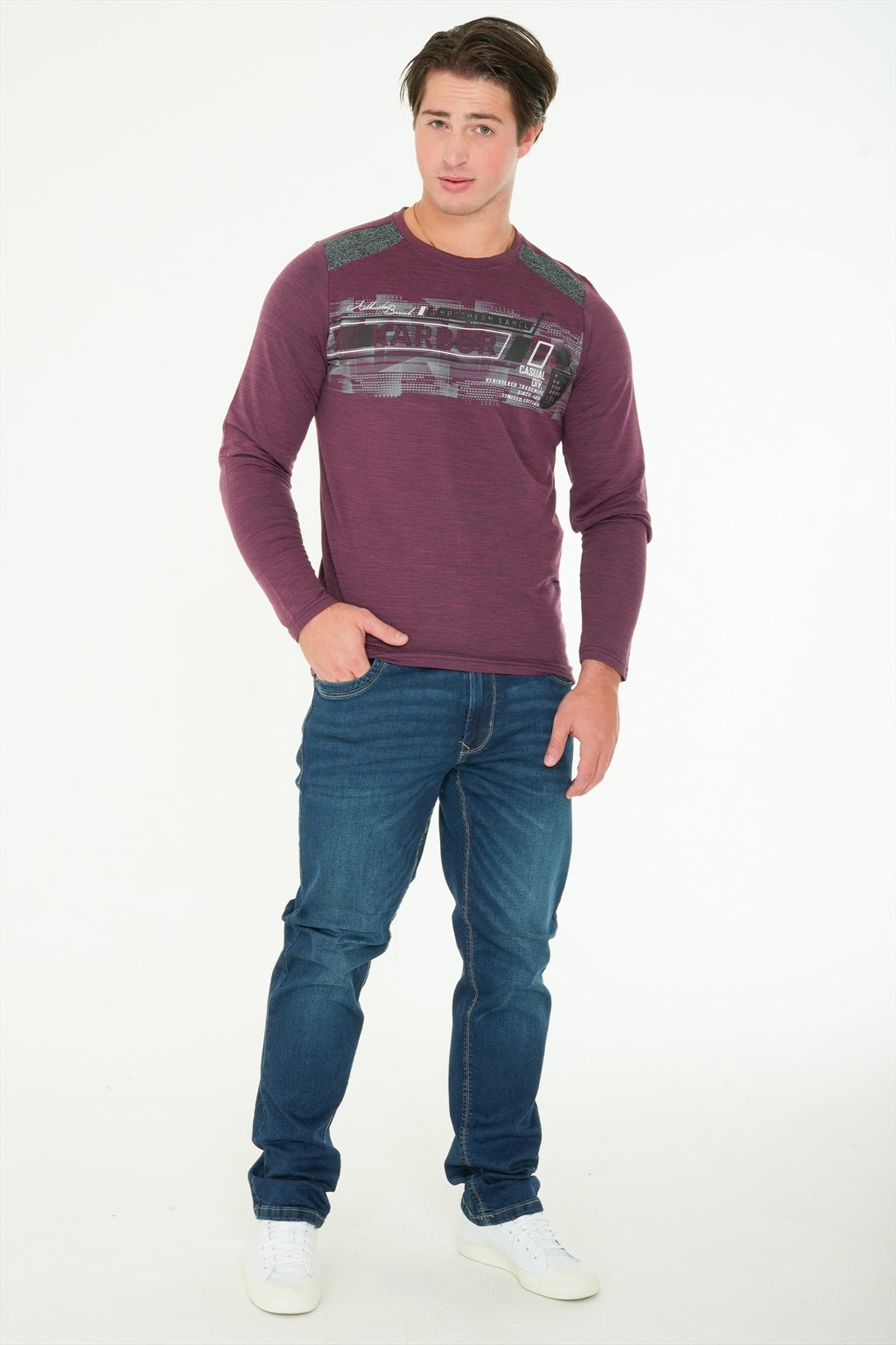 Long Sleeve Printed T-Shirt