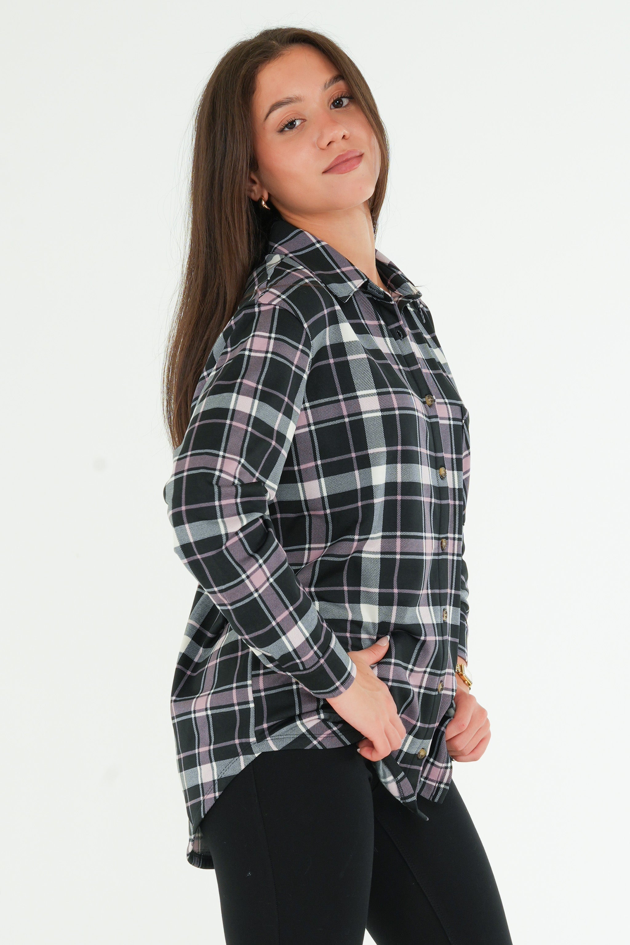 Plaid Blouse