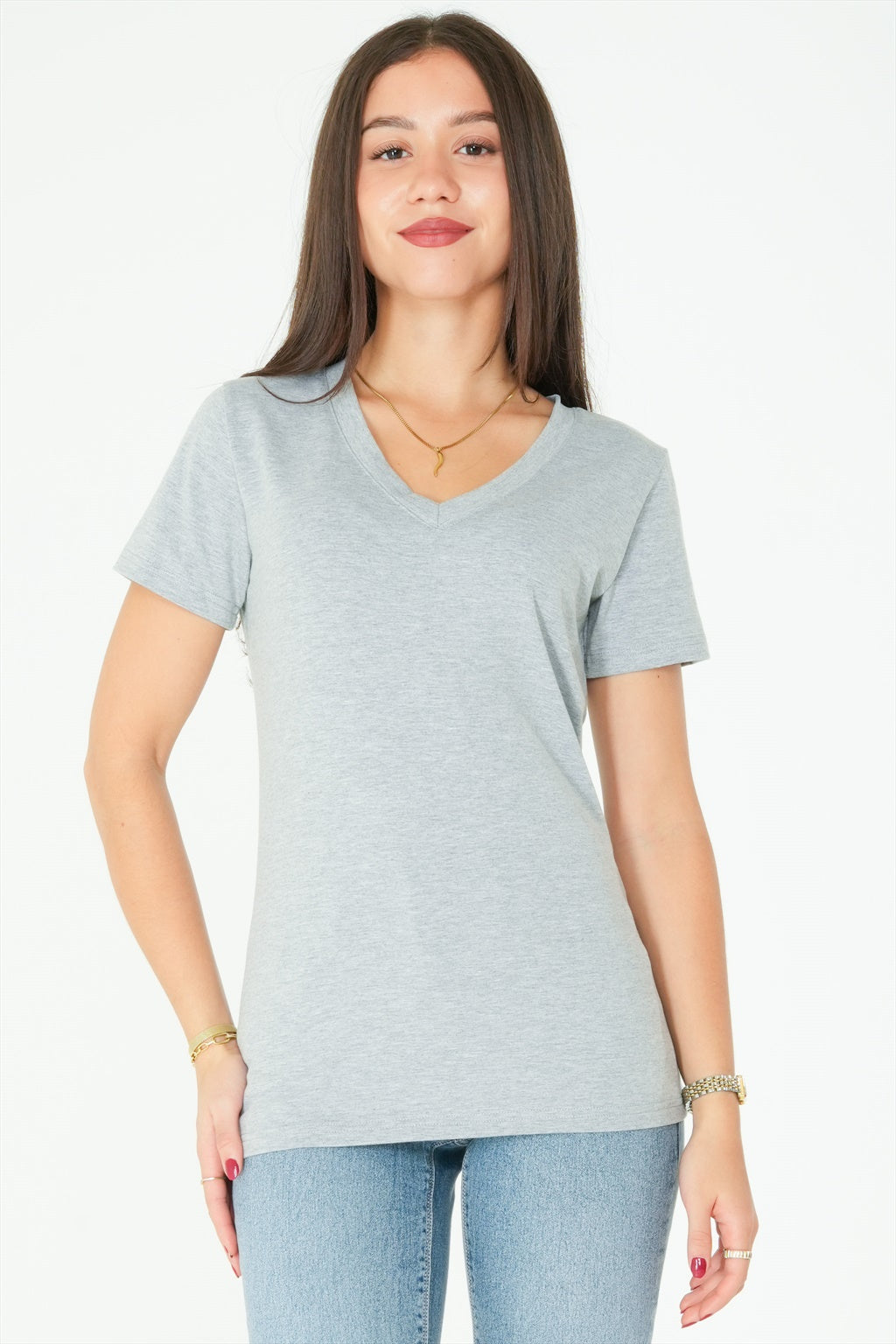 S/S v-neck t-shirt