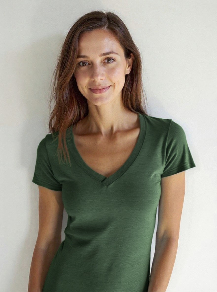 S/S v-neck t-shirt