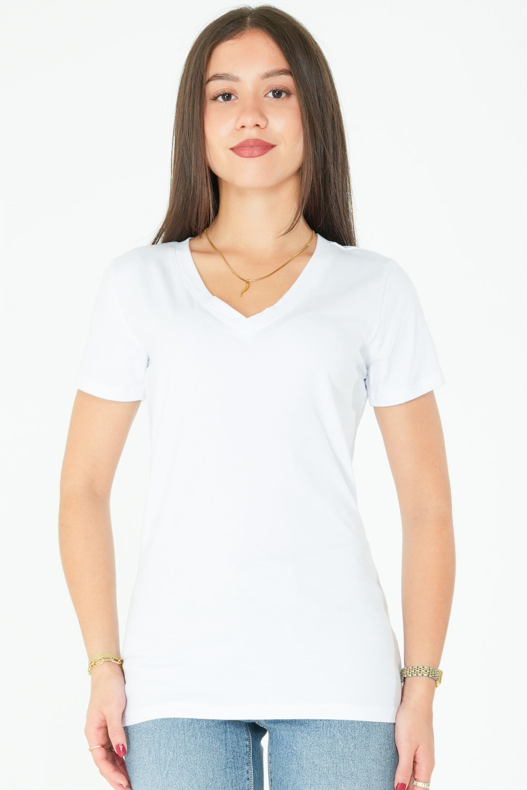 S/S v-neck t-shirt