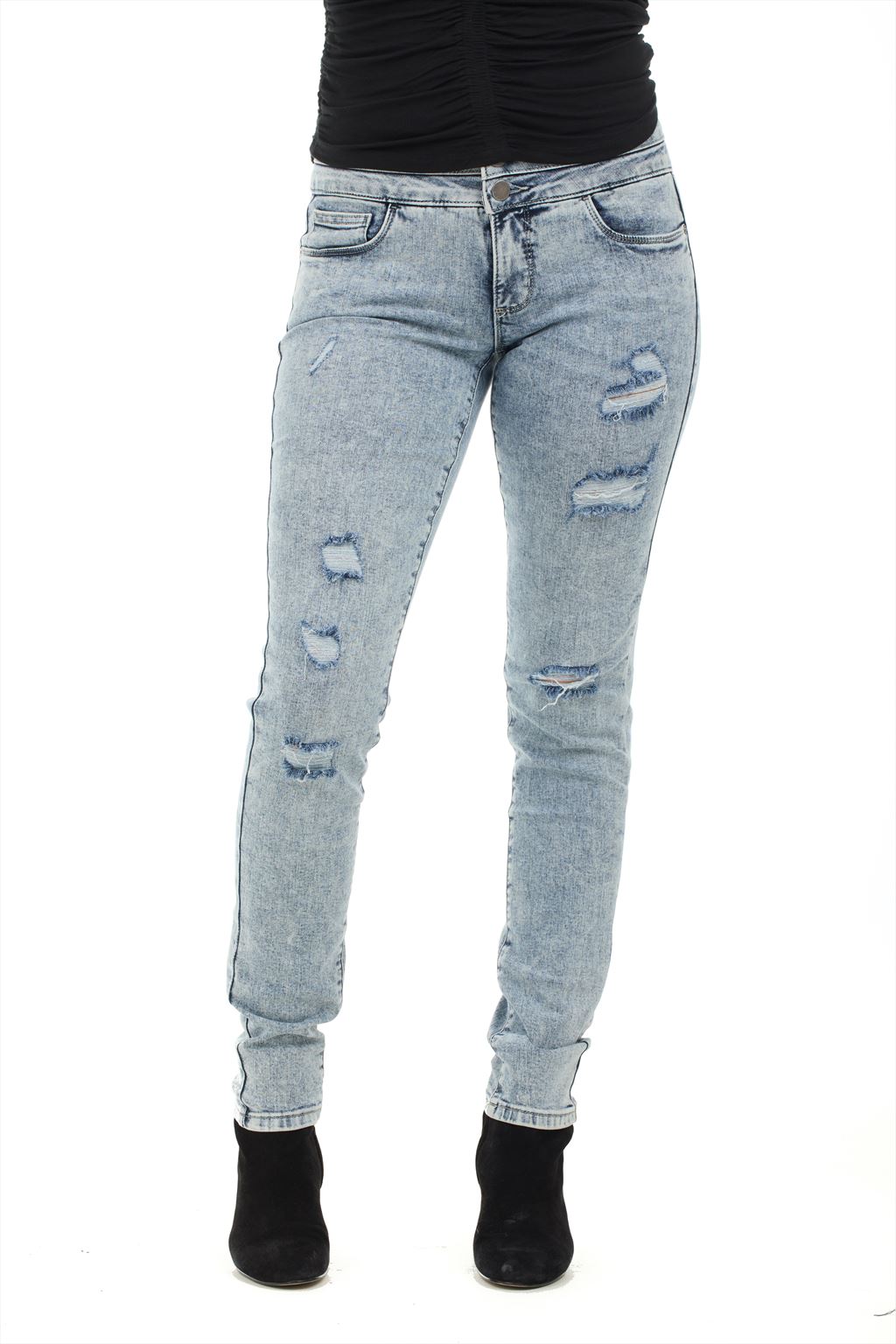 Mia Skinny high-waisted pants – Le Jean Bleu