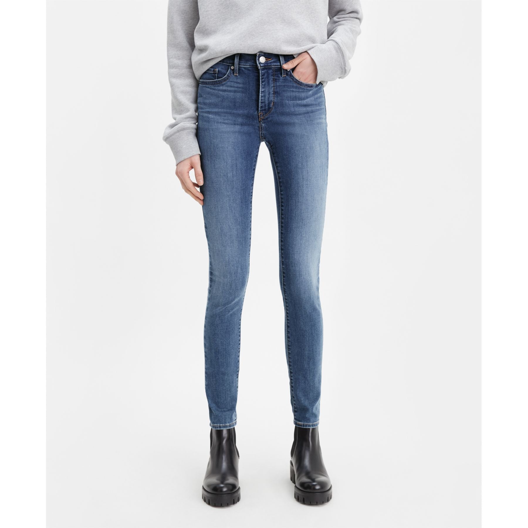 Levi's slimming skinny ankle 2024 jeans