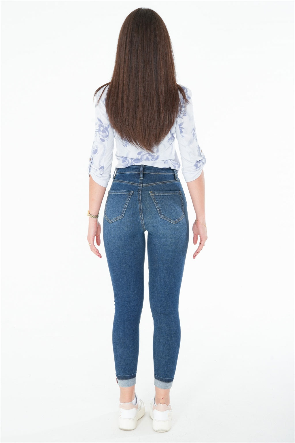 Jean skinny taille haute