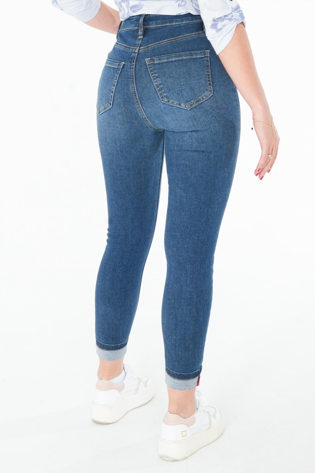 Jean skinny taille haute