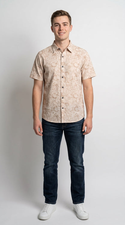 CHEMISE À MANCHES COURTES