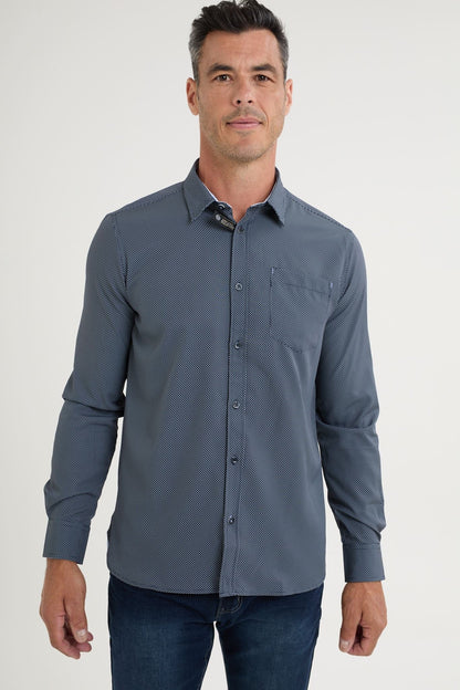 Chemise extensible à manches longues