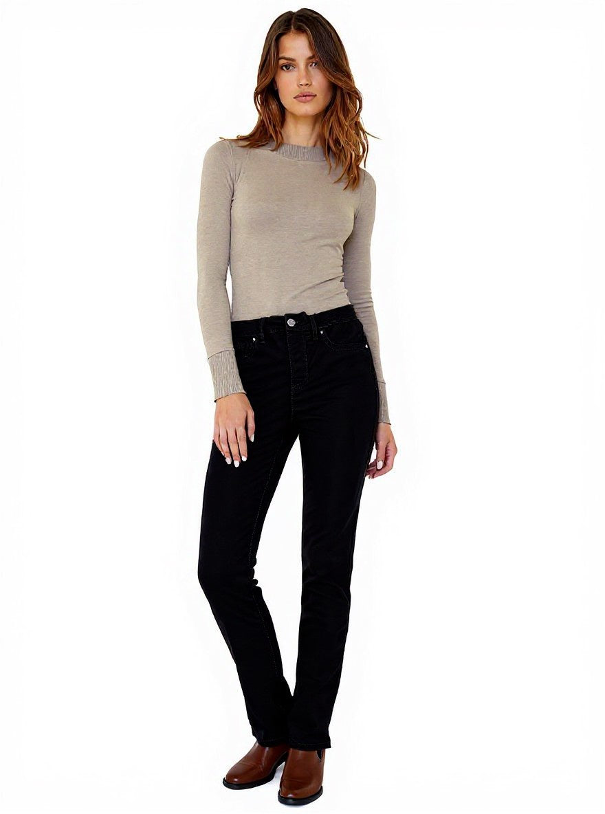 Hi-waist skinny leg