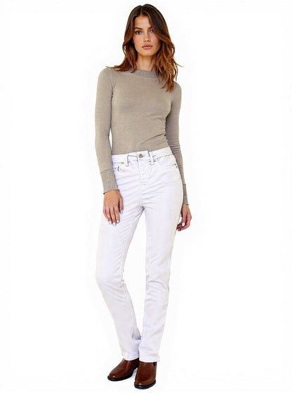 Hi-waist skinny leg