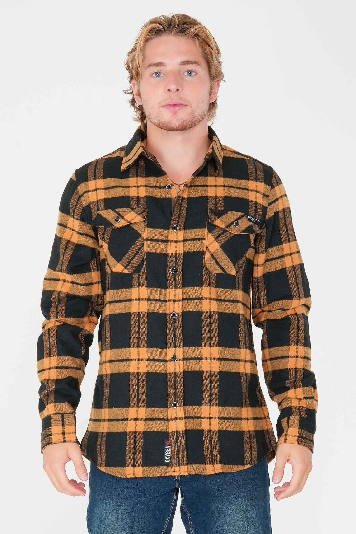 Chemise en flanelle à carreaux