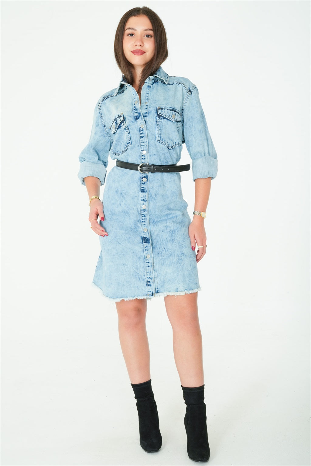 Robe en denim