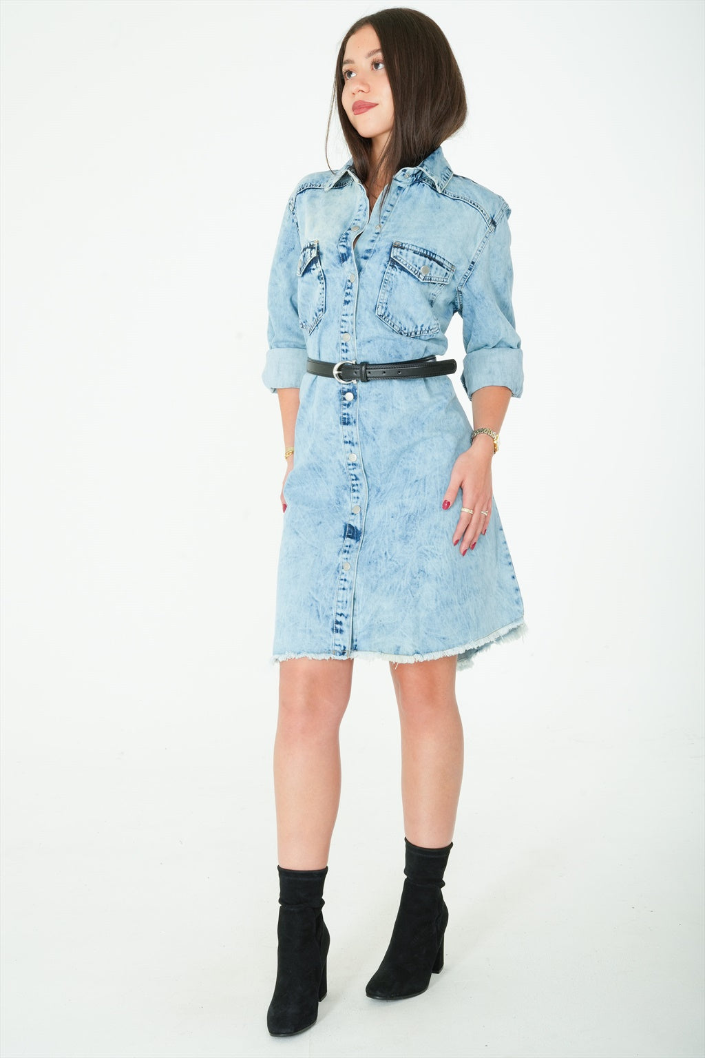 Robe en denim