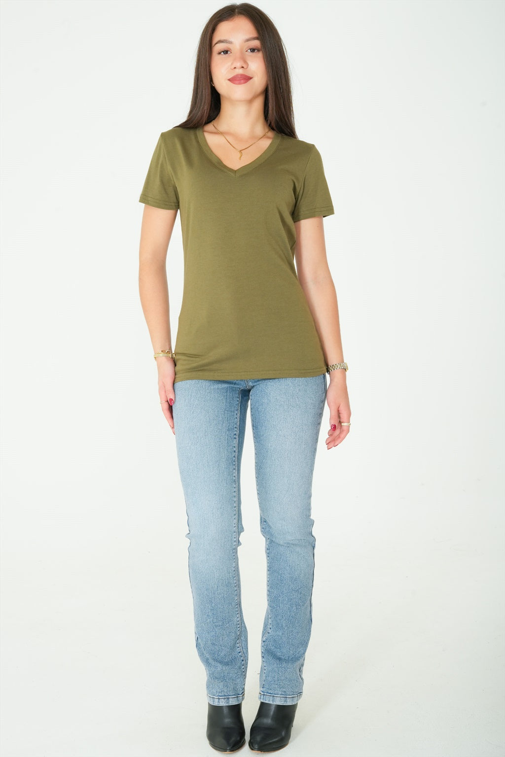 S/S v-neck t-shirt