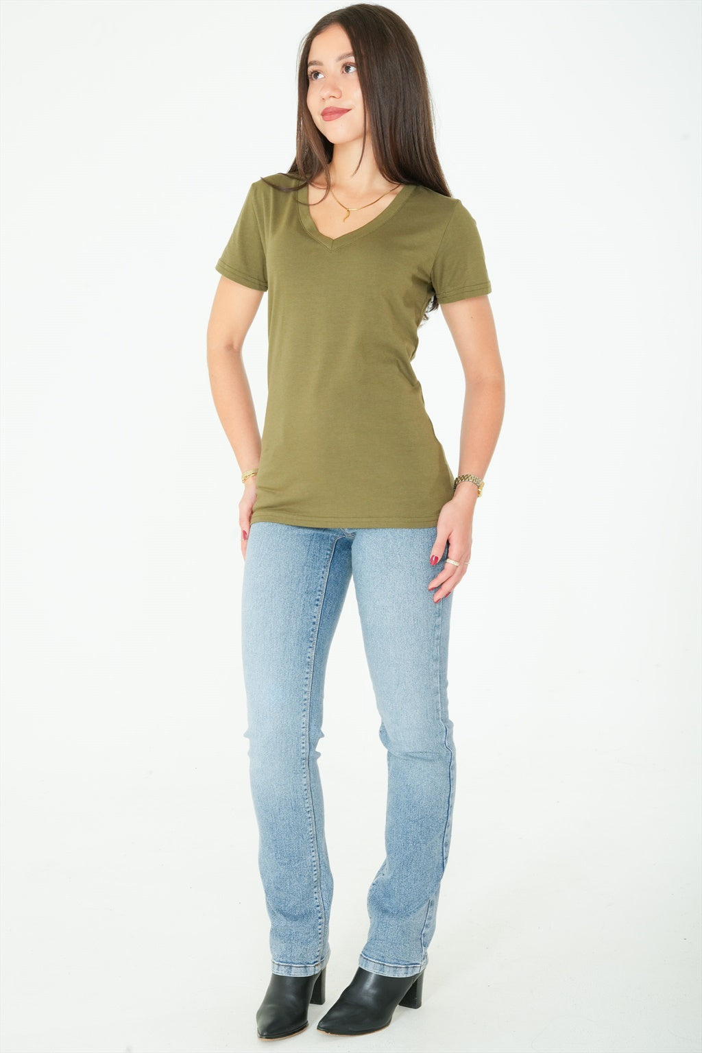 S/S v-neck t-shirt