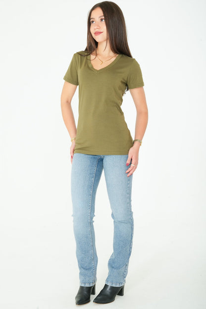 S/S v-neck t-shirt