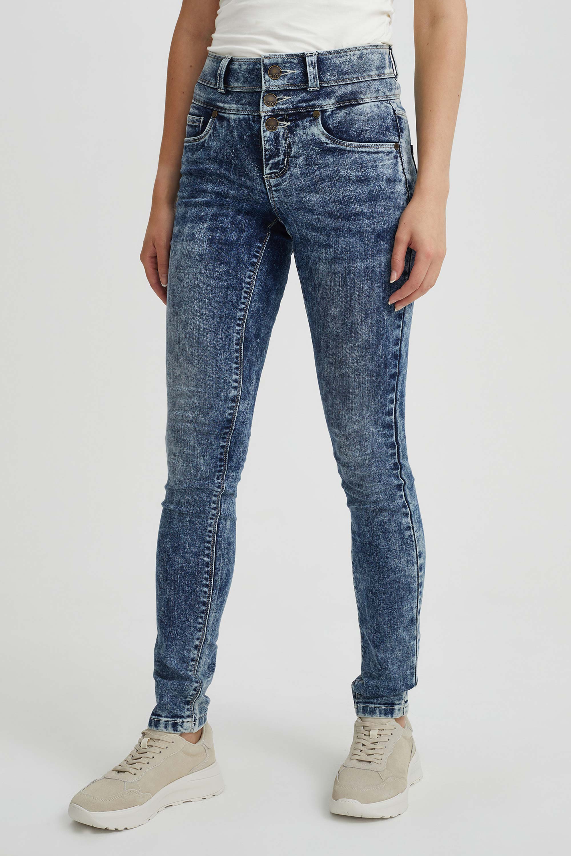 Jeans Mia Skinny taille haute