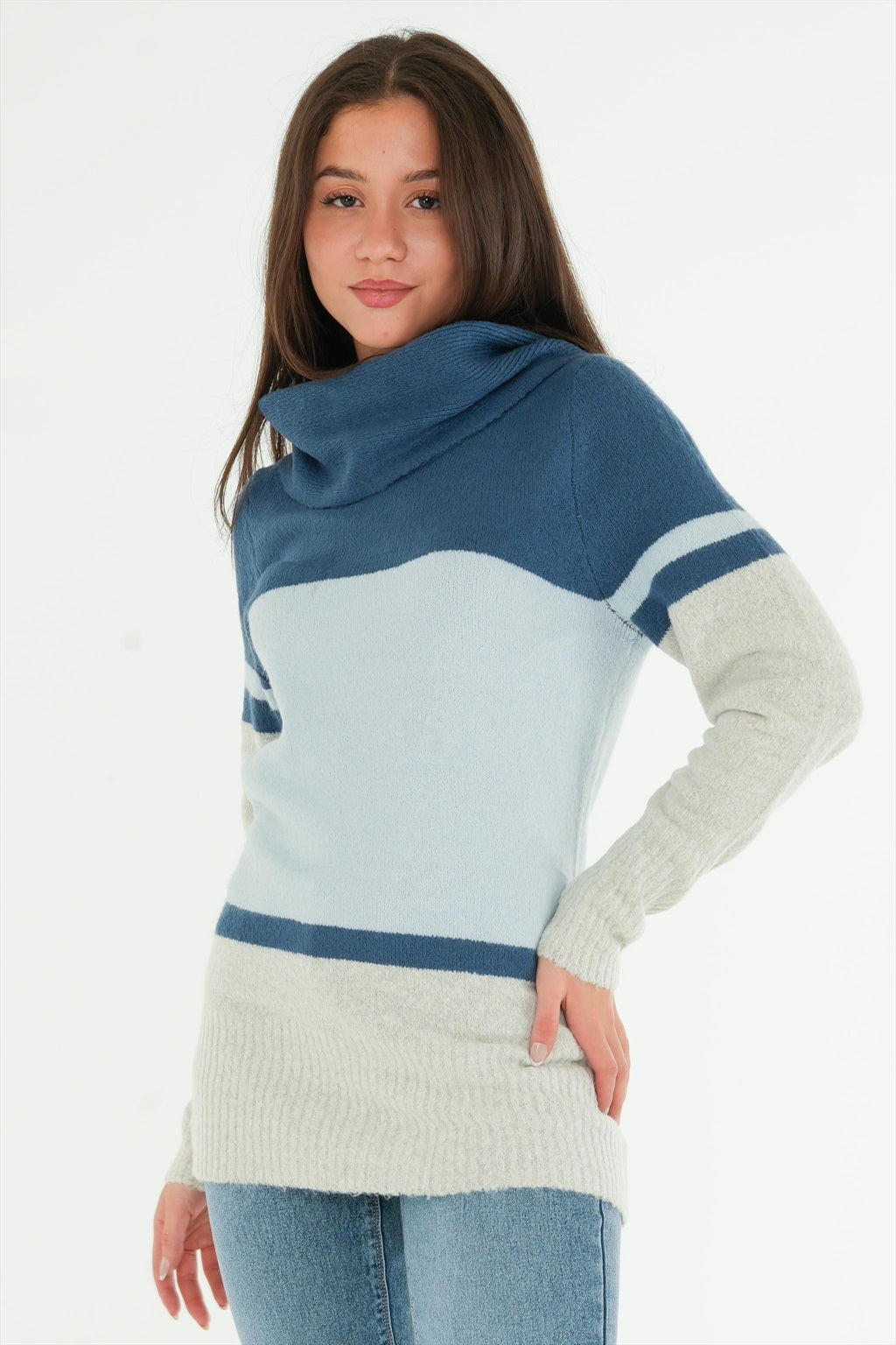 Color Block Sweater