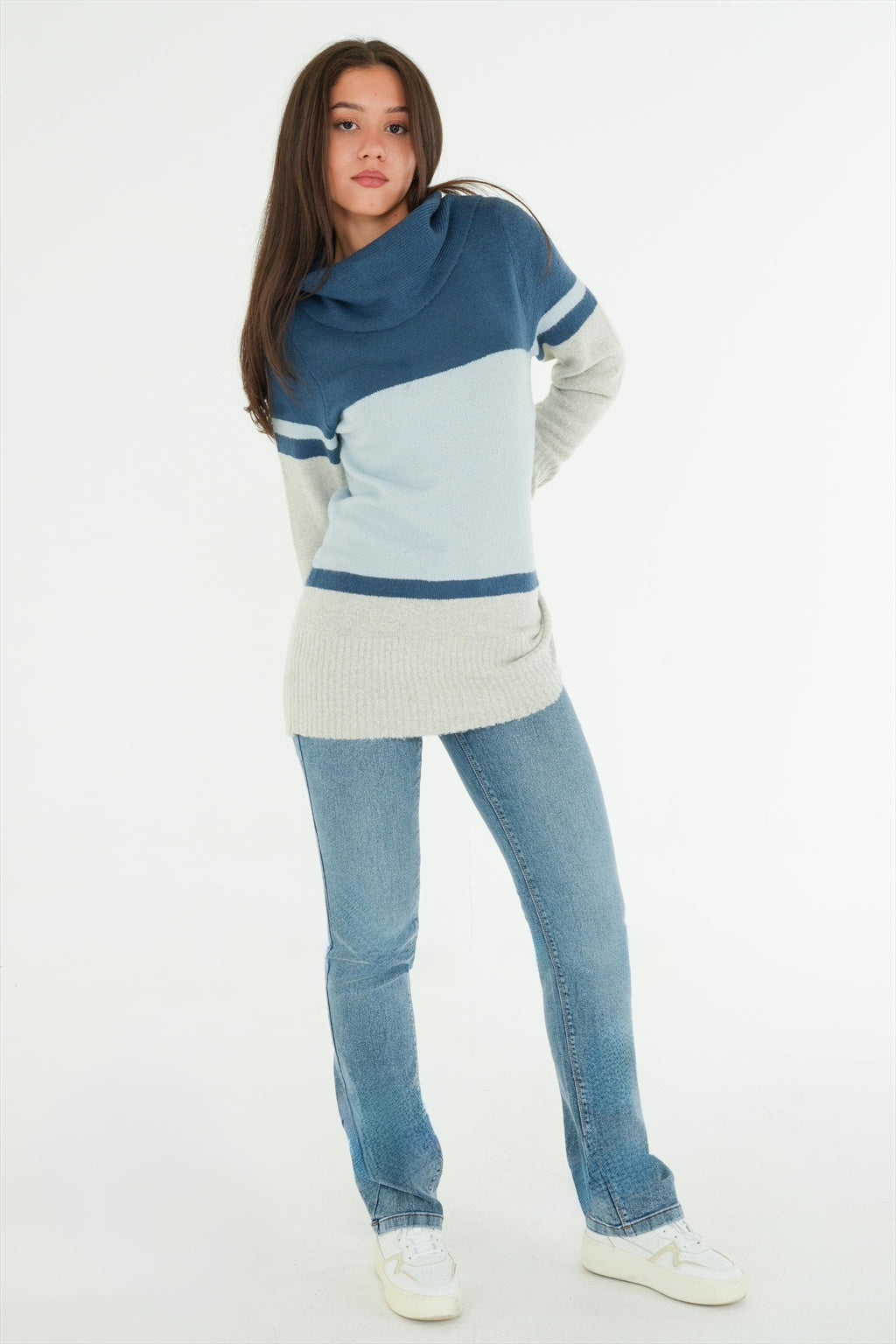 Color Block Sweater