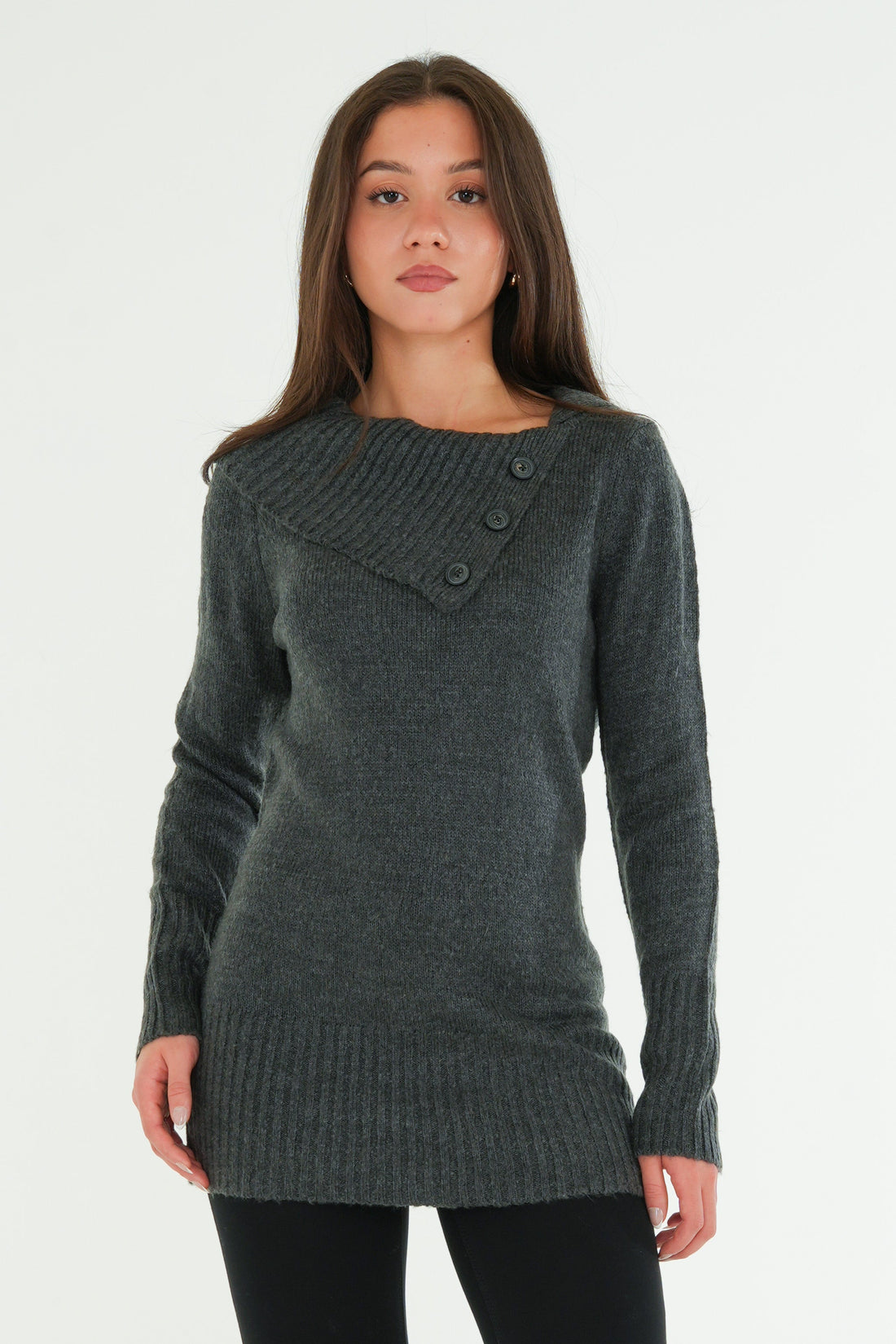 Split Neck Sweater