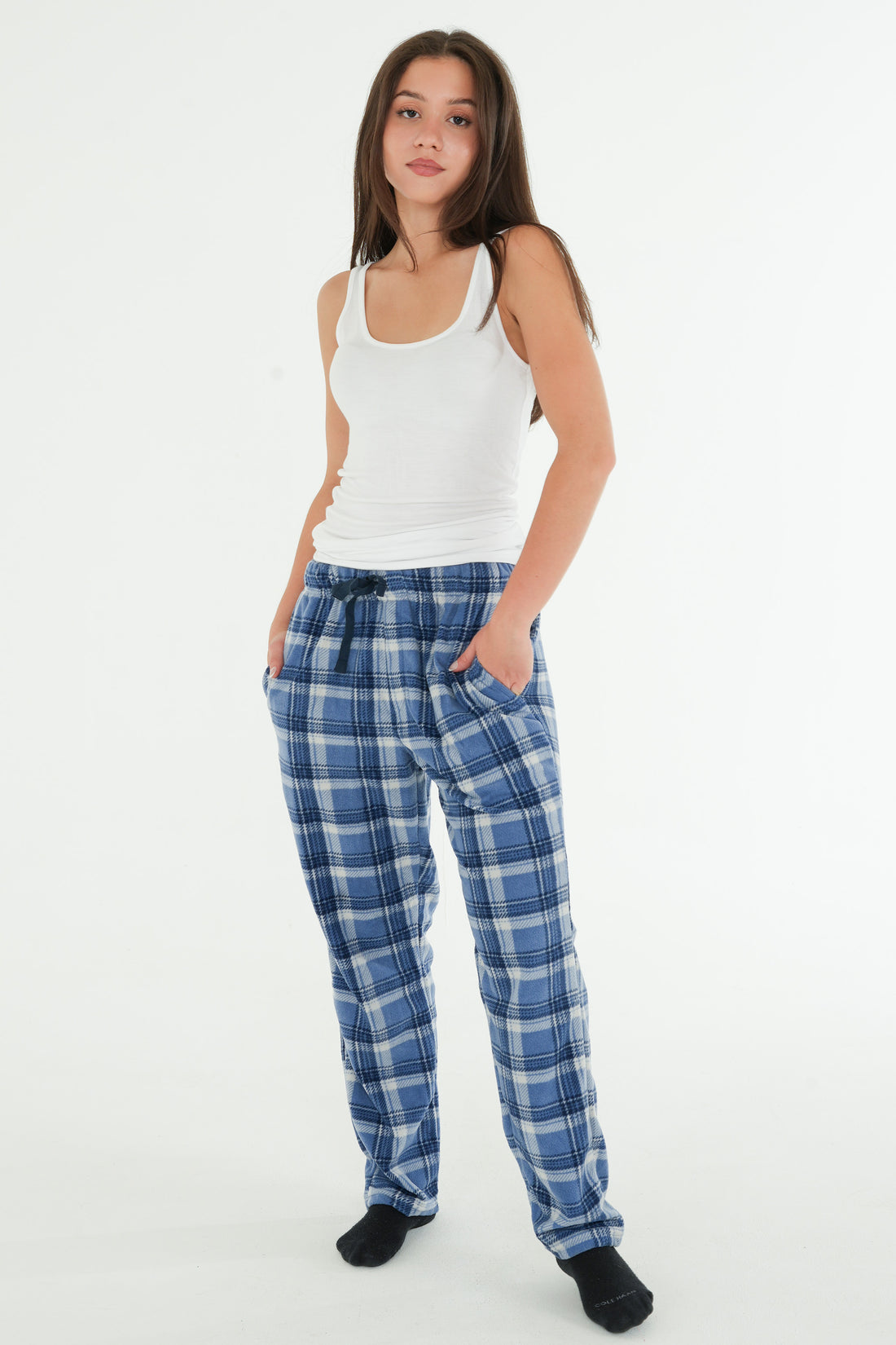 Printed flannel relaxation pants