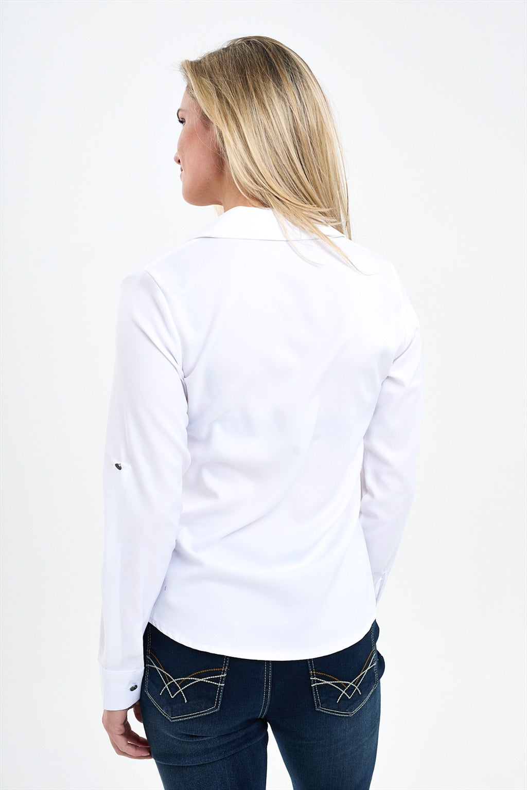Roll-Up long sleeve blouse with pockets