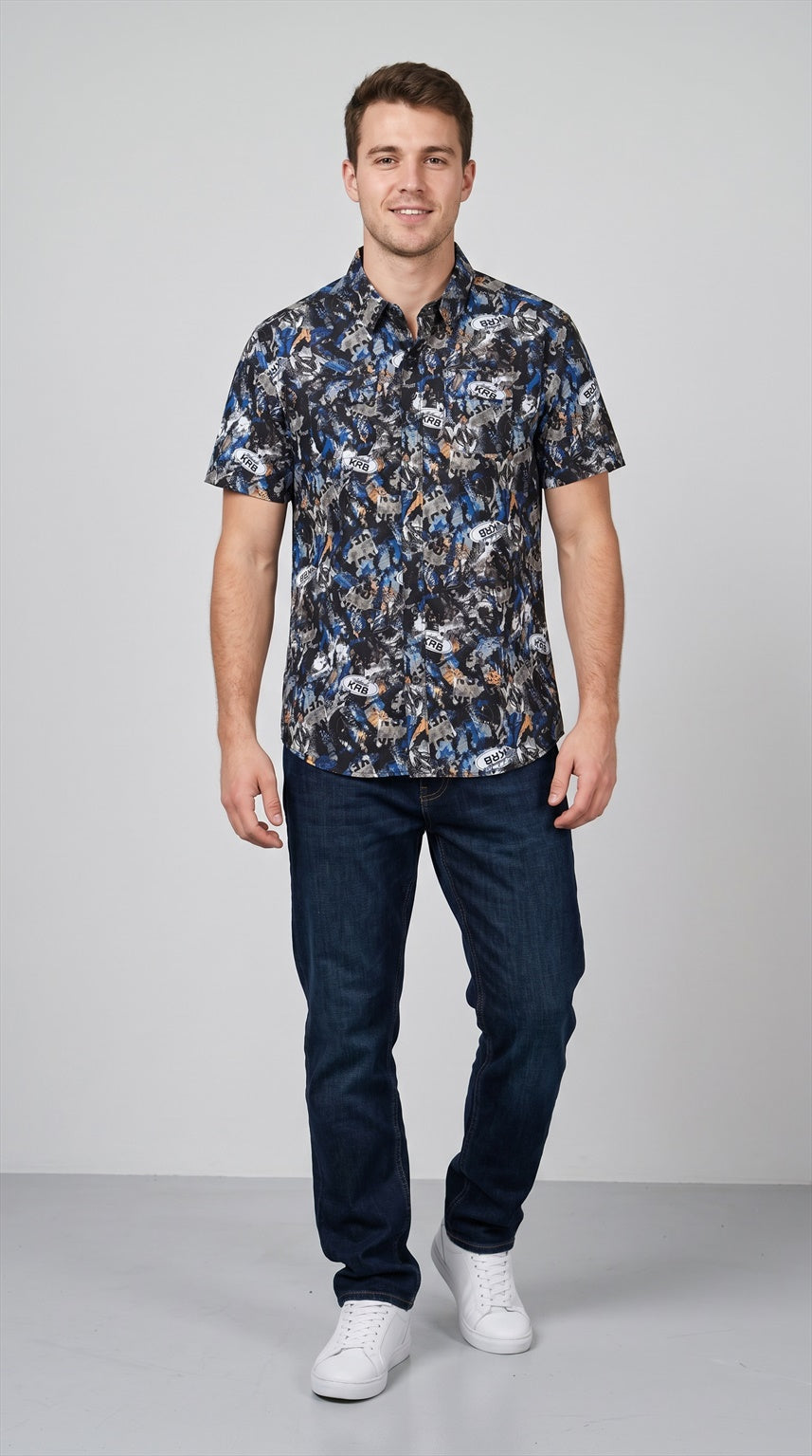 Short Sleeve Printed Shirt.