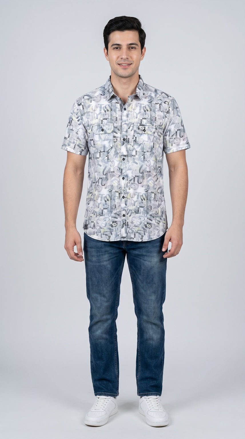 Short Sleeve Printed Shirt