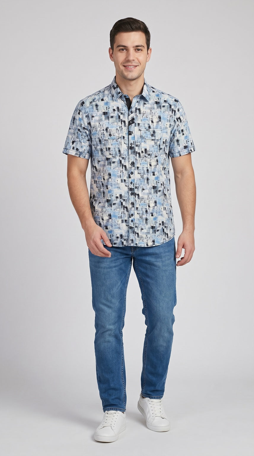 Short Sleeve Printed Shirt
