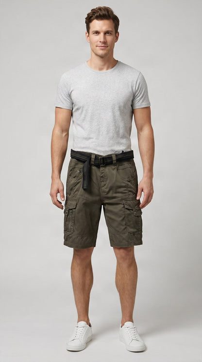 BELTED CARGO SHORT