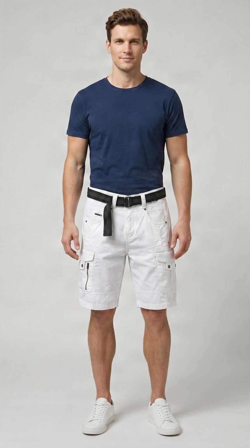 BELTED CARGO SHORT