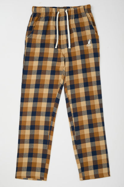 Printed flannel relaxation pants