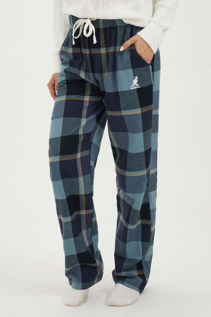 Printed flannel relaxation pants