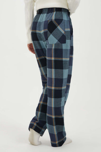 Printed flannel relaxation pants