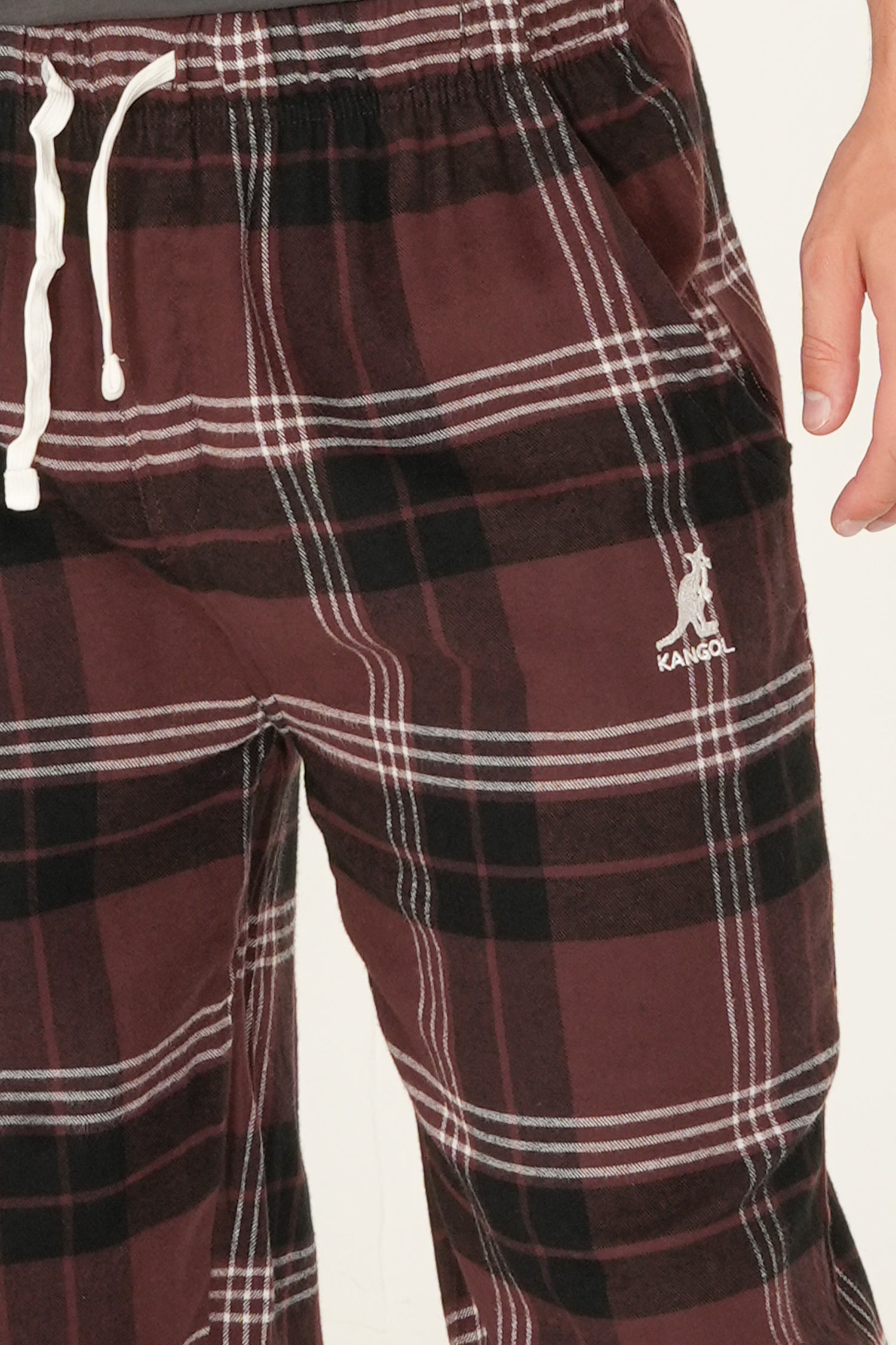 Printed flannel relaxation pants