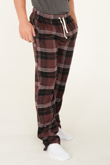 Printed flannel relaxation pants