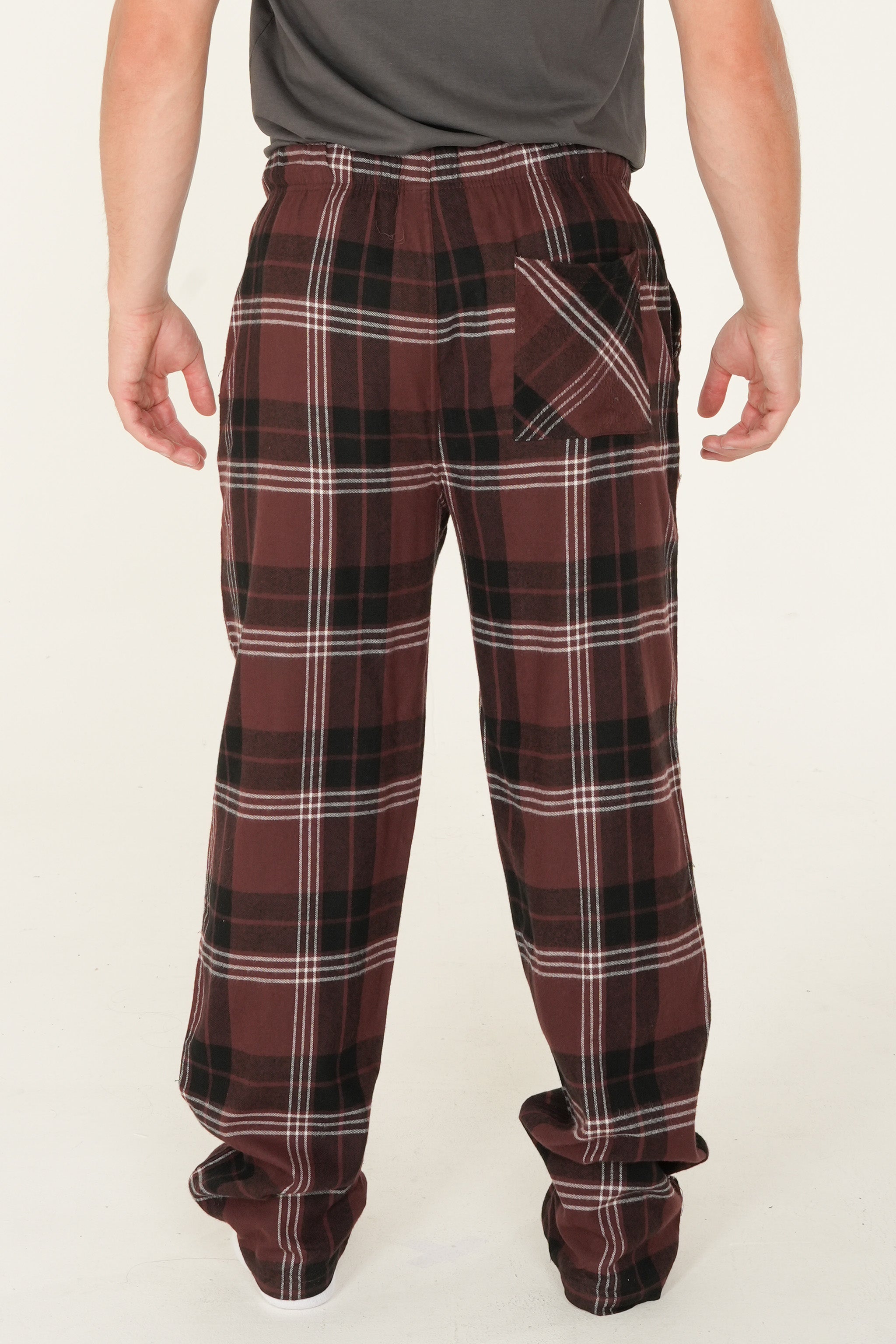 Printed flannel relaxation pants