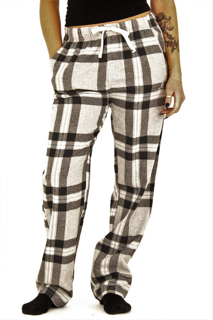 Printed flannel relaxation pants