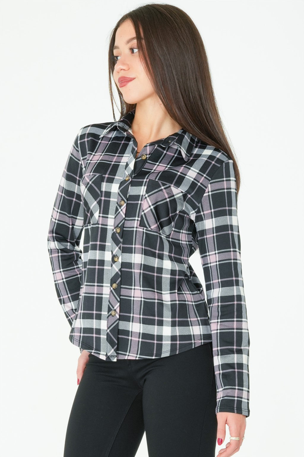 Plaid Blouse