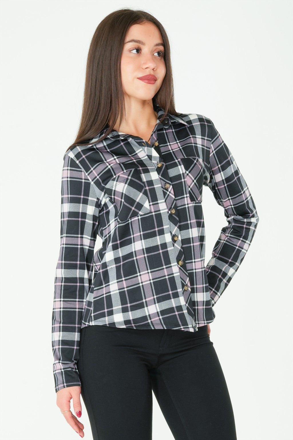 Plaid Blouse