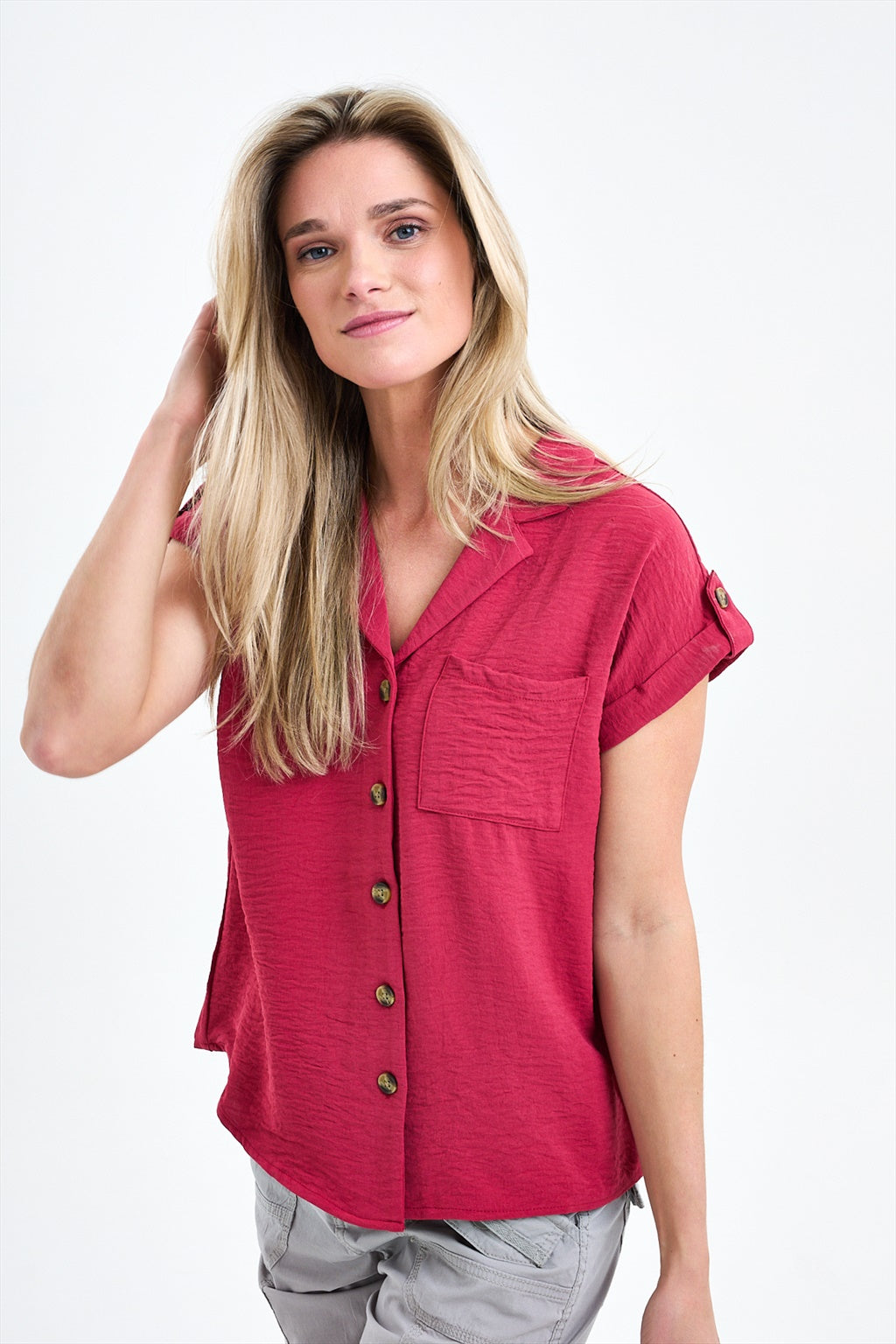 Buttoned-Down Blouse