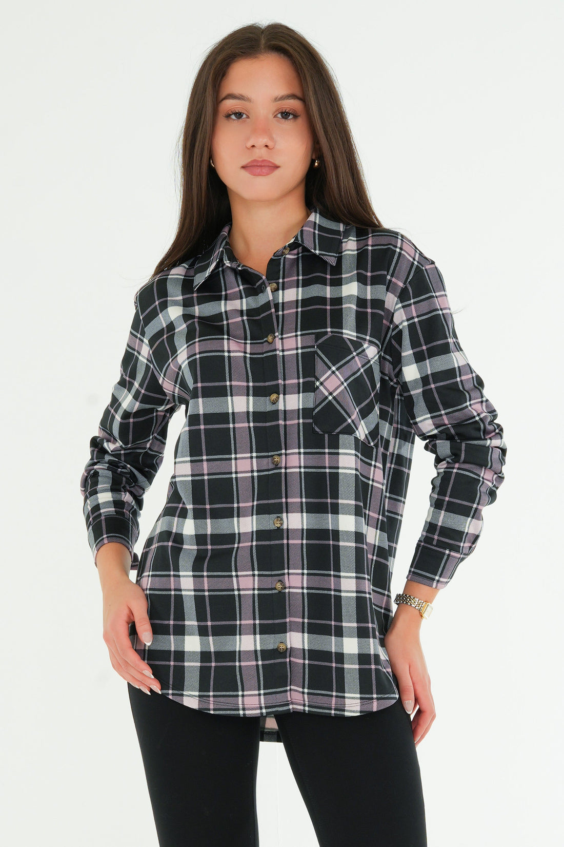 Plaid Blouse