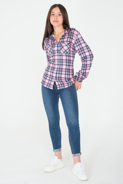 Plaid Blouse