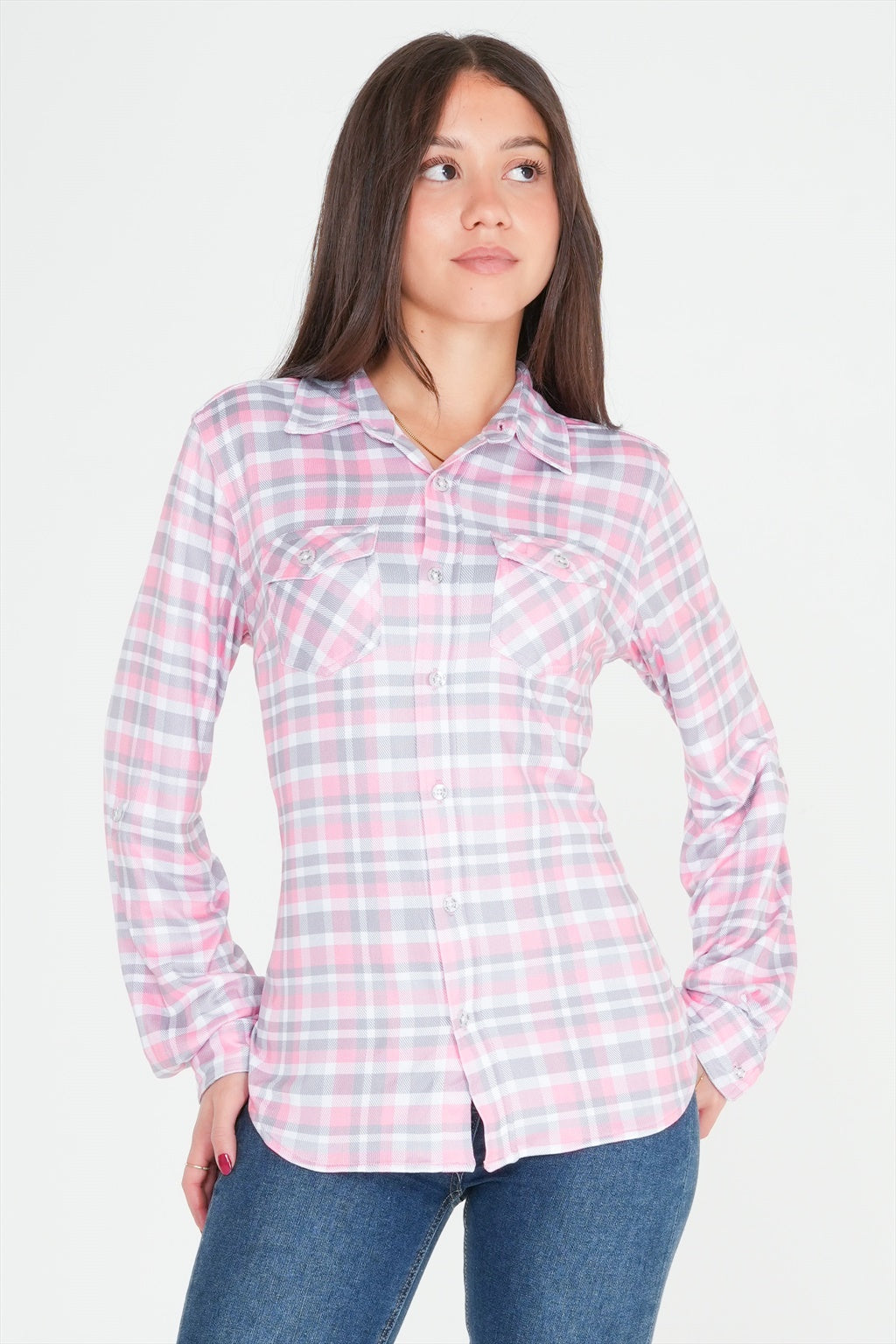 Plaid Blouse