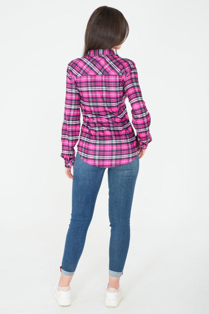 Plaid Blouse